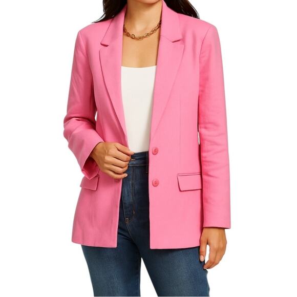 FARM Rio Jackets & Blazers - New NWT Farm Rio Pink Blazer Size Small